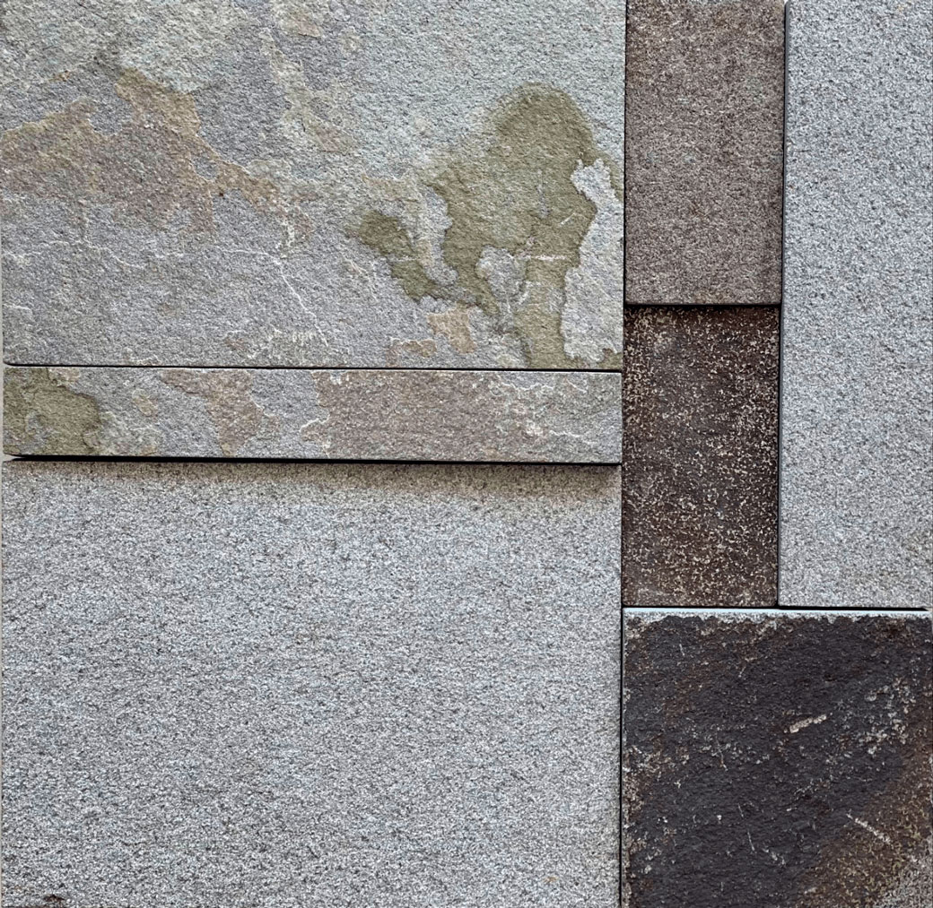 Mosaico Pedra 30x30 Basalto Natural Otto Sahel Stones