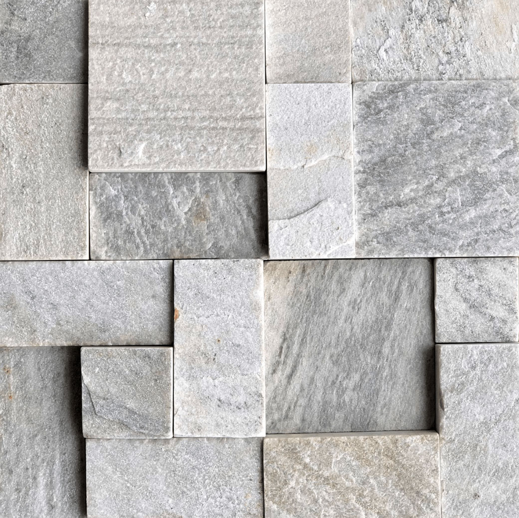Mosaico Pedra 30x30 São Tomé Claro Imperador Sahel Stones