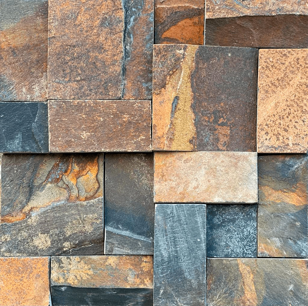 Mosaico Pedra Ferro 30x30 Imperador Sahel Stones