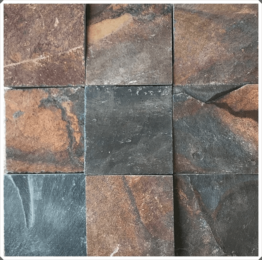 Mosaico Pedra Ferro Ferrugem Europeu – Sahel Stones